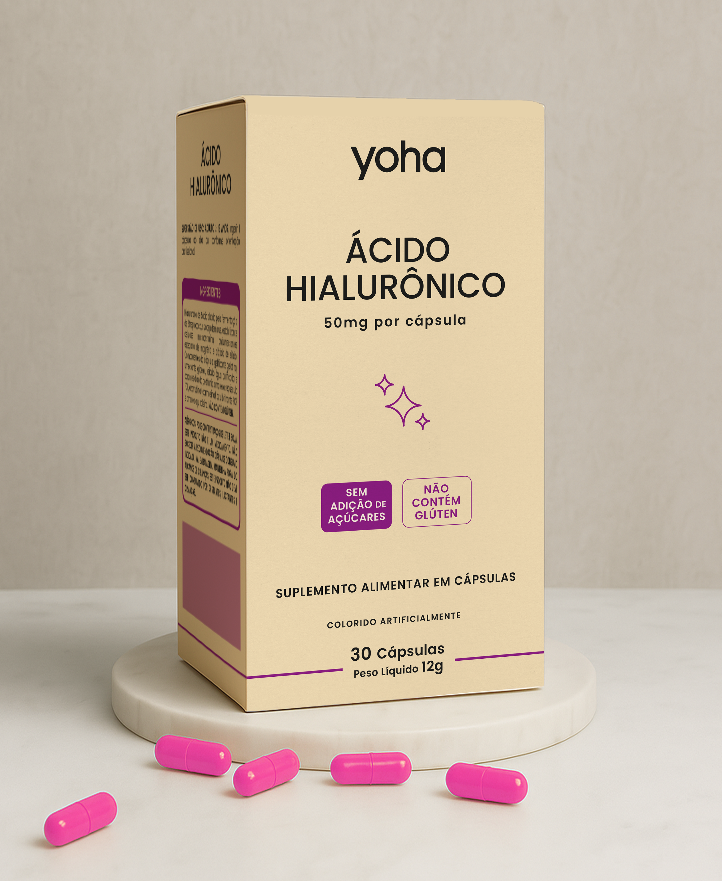 ÁCIDO HIALURÔNICO 30 cápsulas