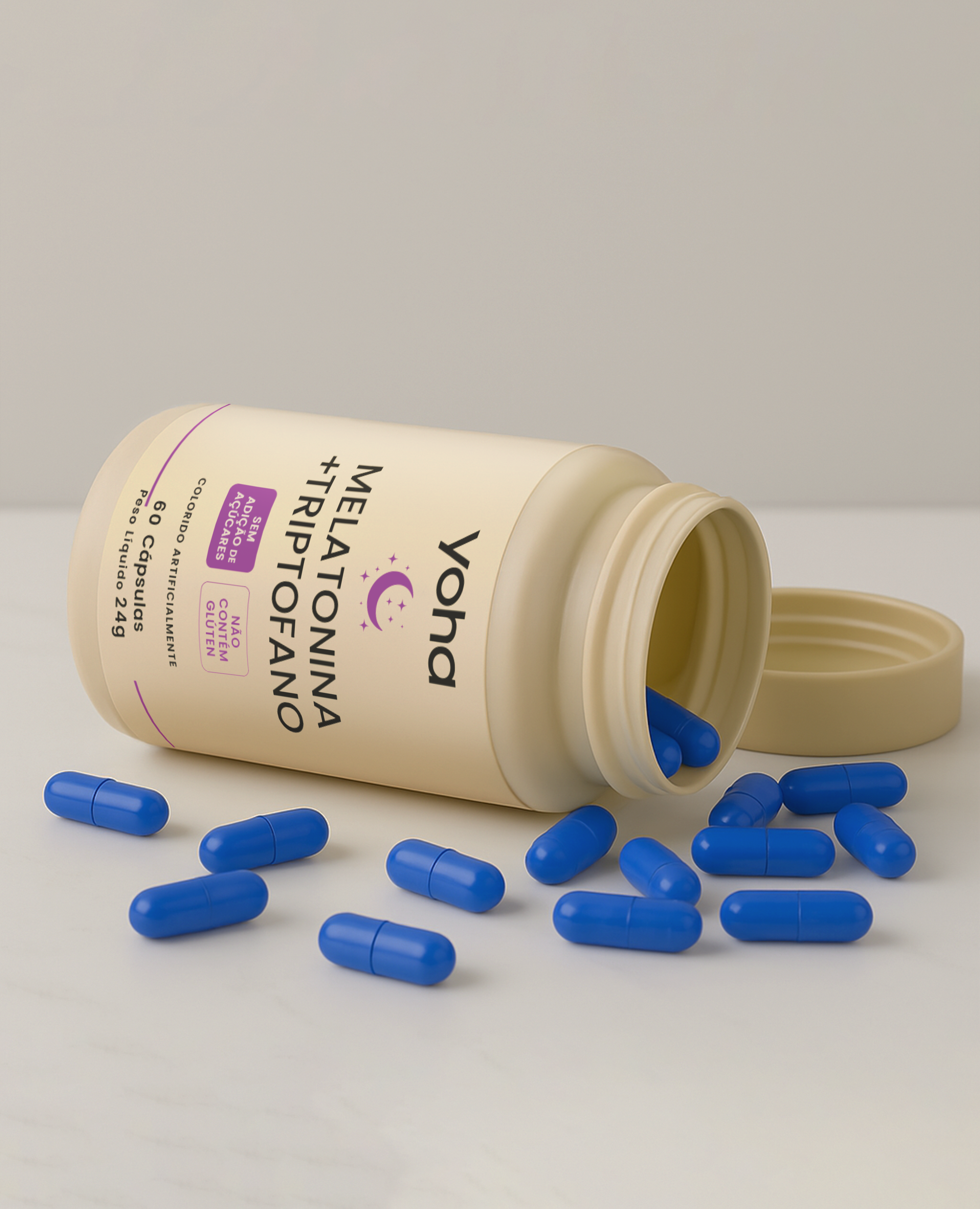 MELATONINA + TRIPTOFANO 60 capsulas