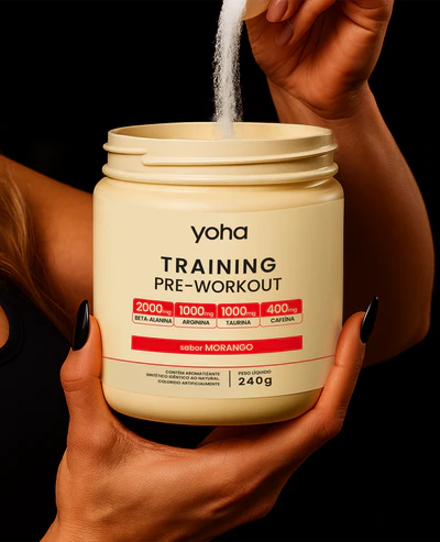 Training Pre Workout 240g - Morango