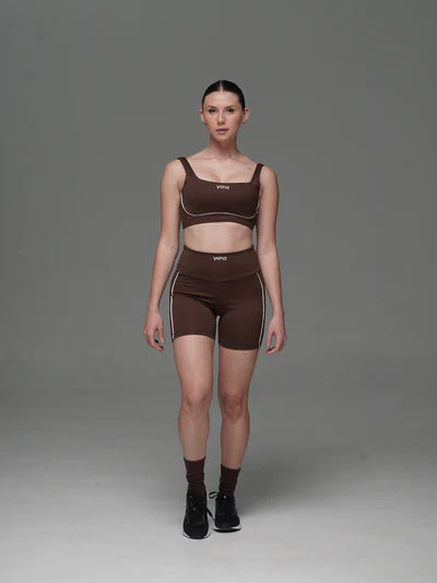 SHORT VIVO - MARROM